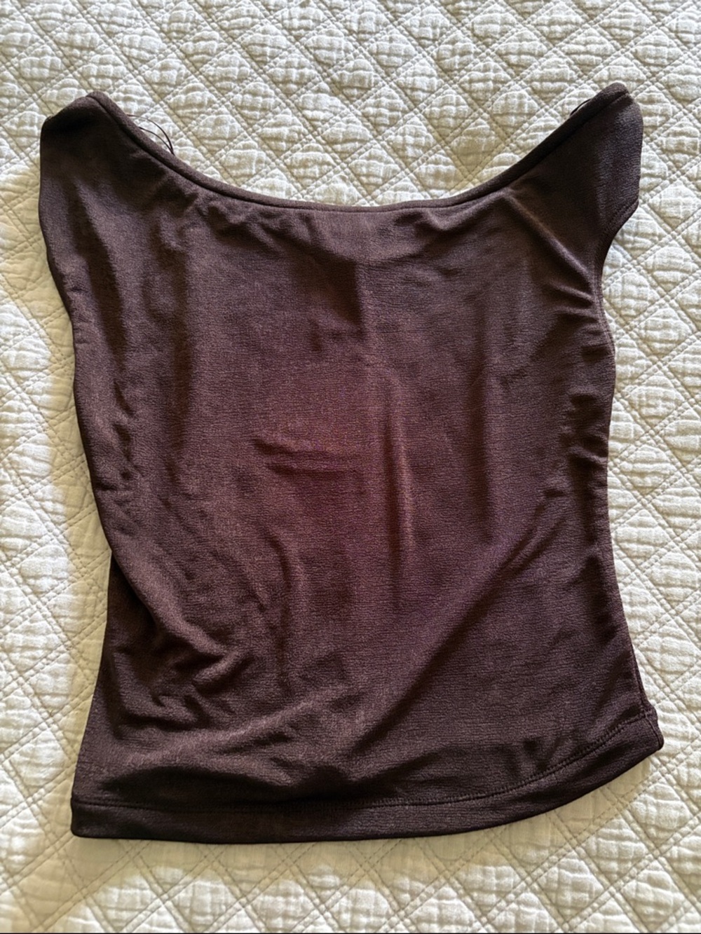 Gianni Bini Brown Scoop Neck Camisole